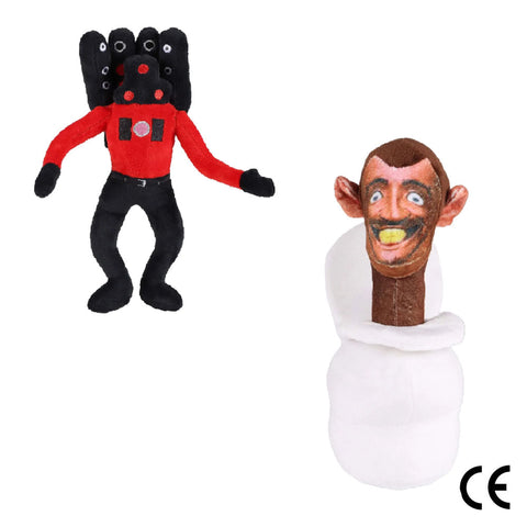 Skibidi Toilet Titan's Plüschtier (2 Stuck Alt)