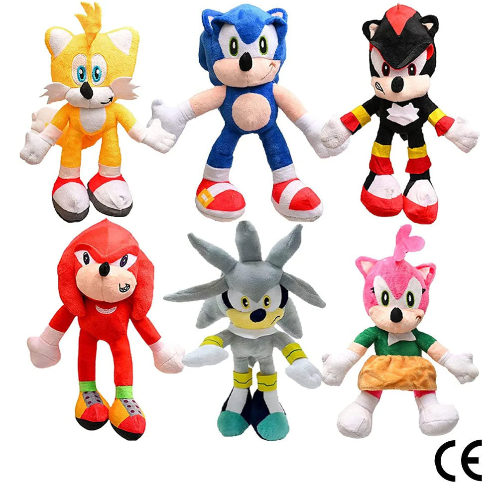 Sonic 6-Piece Plush Set